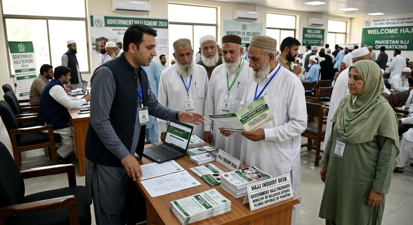 What are the government Hajj packages available in Pakistan?